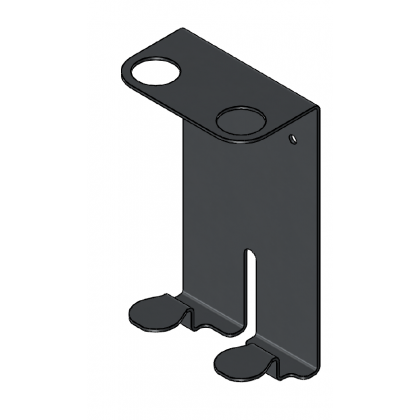 Black triple metal holder for 400ml bottle - 1 piece