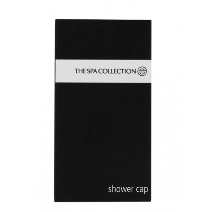 Shower cap in black paper box - The Spa Collection
