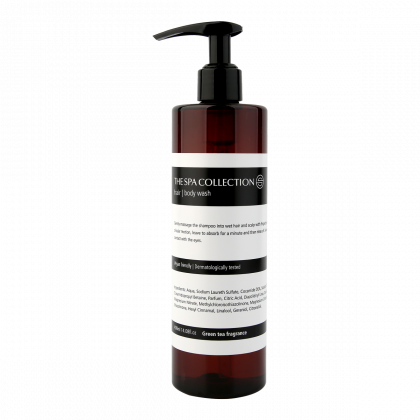 Hair and body wash - The Spa Collection Green Tea 400ml recycled bottle