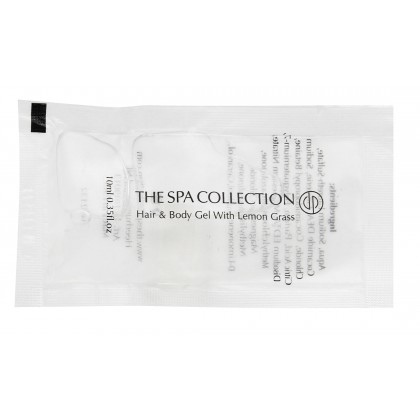 Hair and body gel -The Spa Collection Lemongrass 10ml sachet