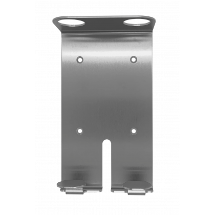 Silver double metal holder for 400ml bottle - 1 piece
