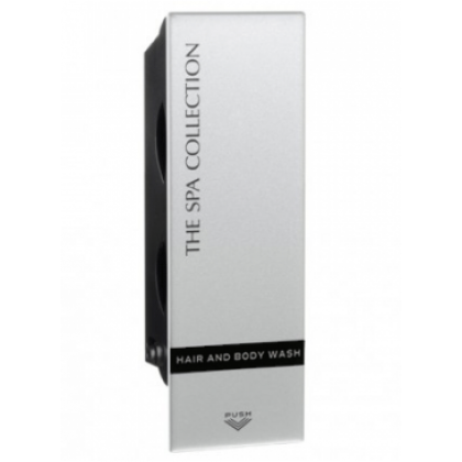 Silver hair and body wash dispenser - The Spa Collection 440
