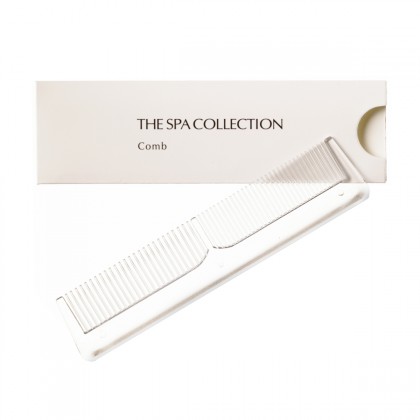 Comb in white sleeve - The Spa Collection