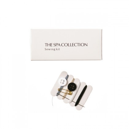 Sewing kit in white paper box - The Spa Collection