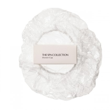 Shower cap in white paper box - The Spa Collection