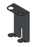 Black triple metal holder for 400ml bottle - 1 piece