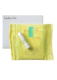 Ladies set tampon and sanitary napkin