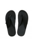 Black flip flop slipper - Terry cotton