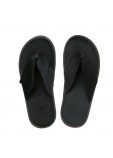 Flip flop slipper zwart - badstof