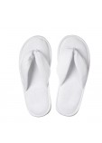 White flip flop slipper - Terry cotton