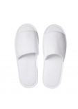 Slipper wit open teen - badstof