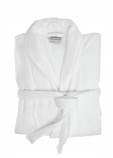 White bathrobe XL - Velor